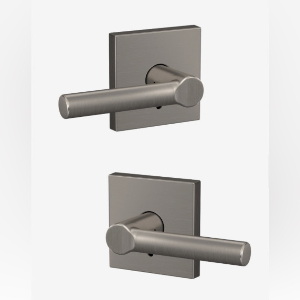 Schlage Broadway Non-Turning Lever COLLINS FC172 BRW 626 Satin Nickel finish